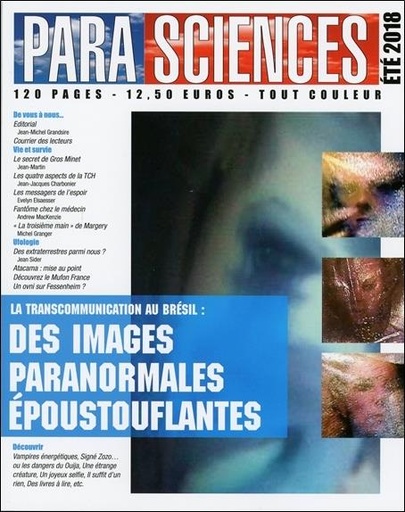[9782357840393] Parasciences - Revue trimestrielle - Eté 2018