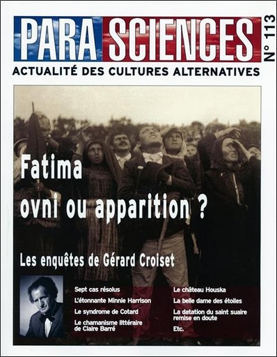 [9782357840515] Parasciences n°113 - Fatima ovni ou apparition ?