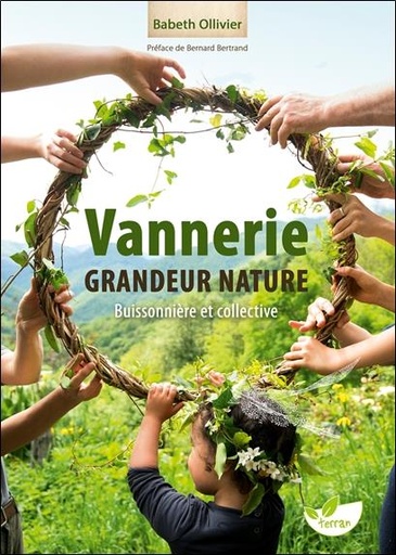 Couverture du livre Vannerie grandeur nature - Buissonnière et collective de Babeth Ollivier
