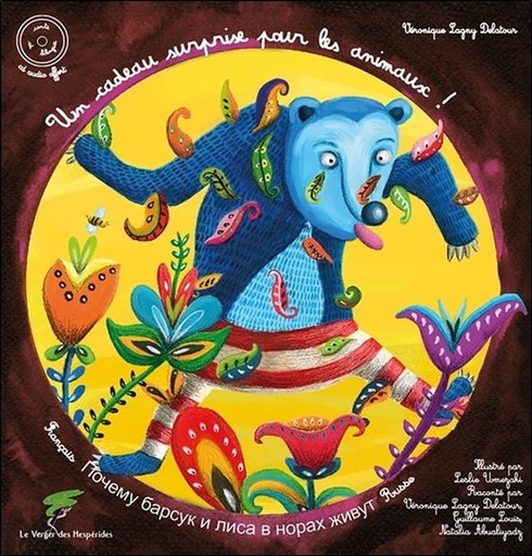 [9782365873260] Un cadeau surprise pour les animaux ! - Conte letton bilingue franco-russe - Livre + CD