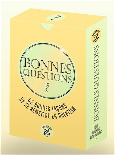 Bonnes questions - 52 bonnes façons de se remettre en question - Coffret