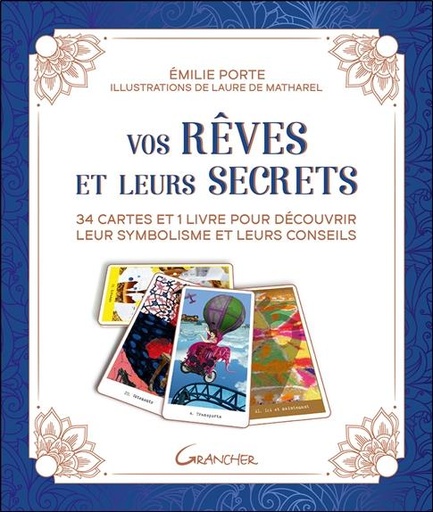 [9782733915103] [épuisé] Vos rêves et leurs secrets - 34 cartes et 1 livre pour découvrir leur symbolisme et leurs conseils - Coffret