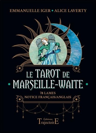 [9782841978434] Le Tarot de Marseille Waite - Bilingue français/anglais - Coffret