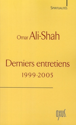 [9782848981093] Derniers entretiens (1999 - 2005)
