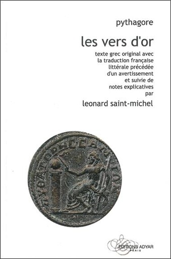 [9782850002847] Les Vers d'Or - Pythagore