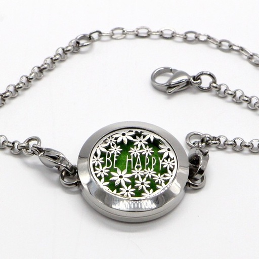 [3700643505203] Bracelet d'Aromathérapie Be Happy