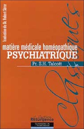 [9782874340079] Matière méd. homéopathique psychiatrique