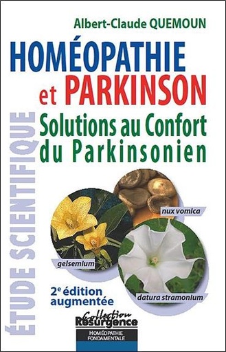 Couverture du livre Homéopathie et Parkinson de Albert-Claude Quemoun