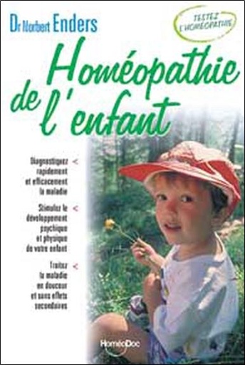 Couverture du livre Homéopathie de l'enfant de Norbert Enders