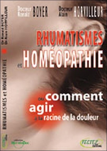 Couverture du livre Rhumatismes et homéopathie de Ronald Boyer