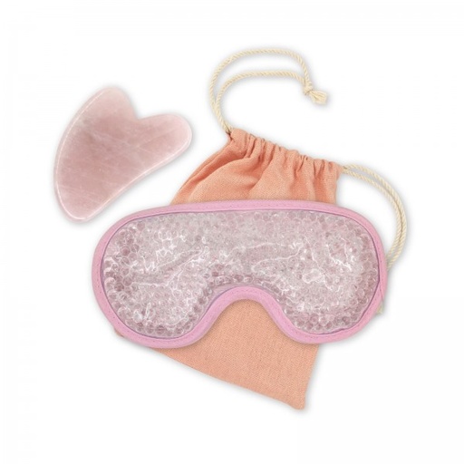 [3700643506675] Kit Masque Yeux et GuaSha Rose  - Nouveauté Dispo Fév 2022