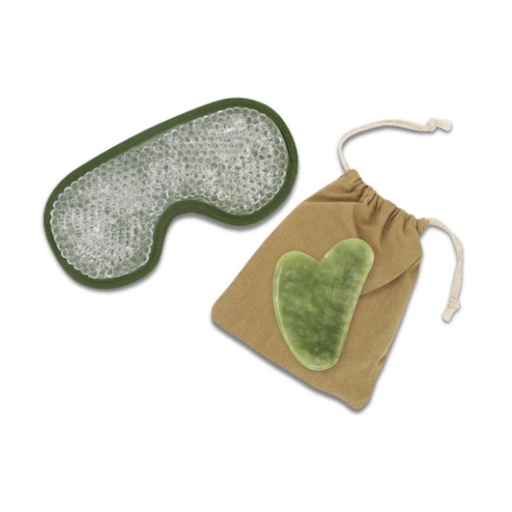 [3700643506682] Kit Masque Yeux et GuaSha Vert - Nouveauté Dispo Fév 2022