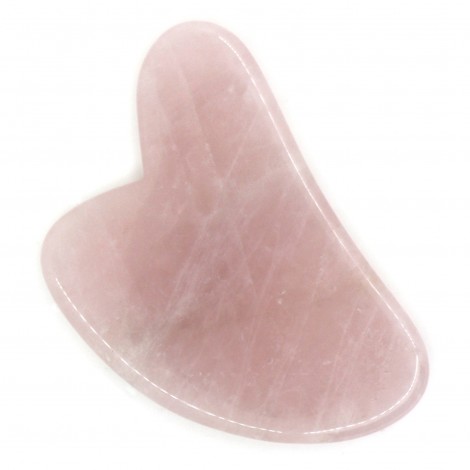[3700643505937] 1 Guasha en Quartz Rose + Housse 