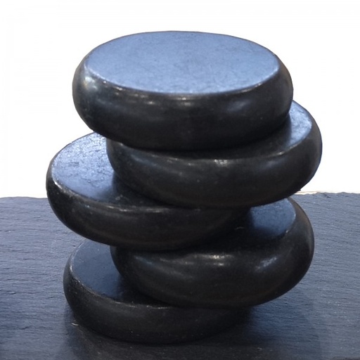 [3700643504930] Set de 5 pierres chaudes de massage