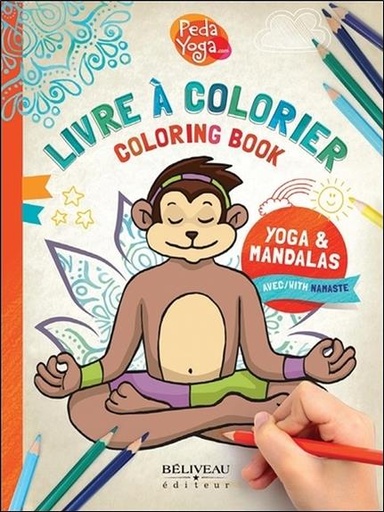 [9782890929104] Livre à colorier Yoga & Mandalas