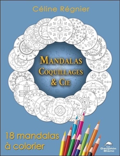 [9782894368077] Mandalas Coquillages & Cie - 18 mandalas à colorier