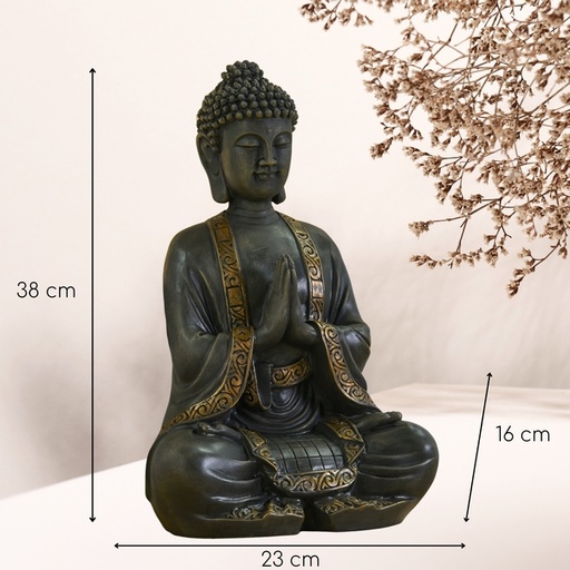 [3700643503193] Grande Statue Bouddha Méditation