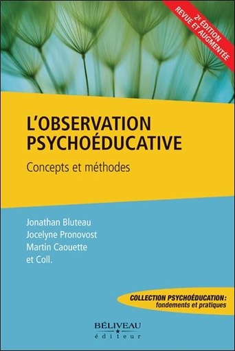 [9782897931742] L'observation psychoéducative - Concepts et méthodes