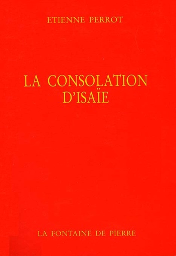 [9782902707171] La Consolation d'Isaïe