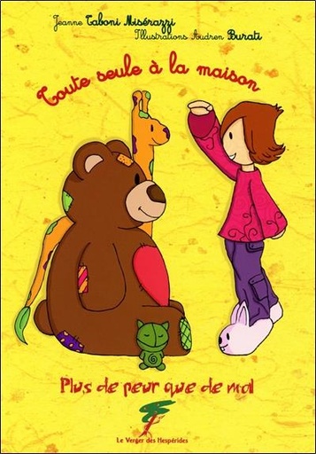 Couverture du livre Toute seule à la maison - Plus de peur que de mal de Audren Burati