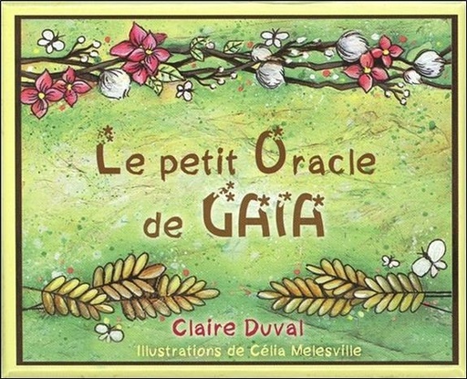 Couverture du livre Le petit oracle de Gaïa (Coffret) de Claire Duval