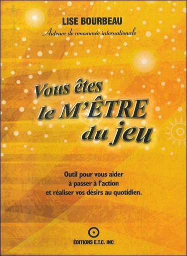 [9782920932319] Vous êtes le m'être du jeu