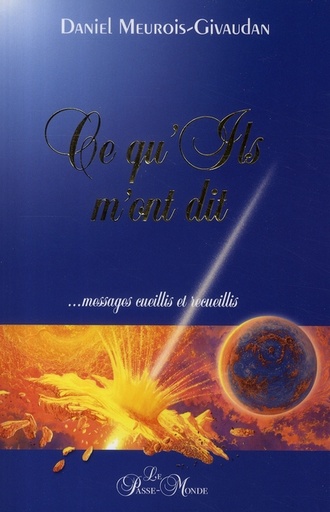 [9782923647029] Ce qu'ils m'ont dit
