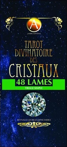 [9782940594429] Tarot divinatoire des cristaux 48 lames - Coffret