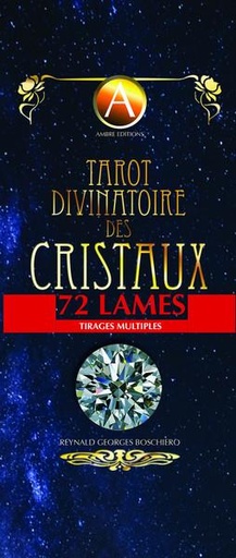 [9782940594443] Tarot divinatoire des cristaux 72 lames - Coffret