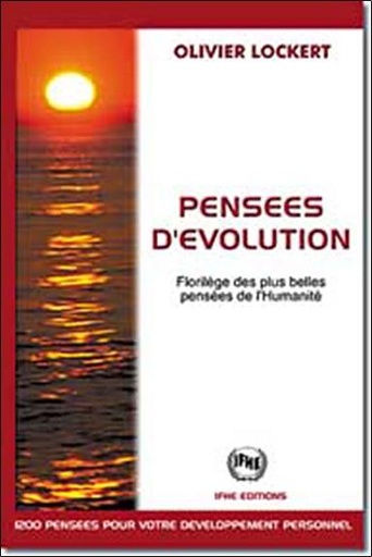 Couverture du livre Pensées d'évolution - Florilège de Olivier Lockert