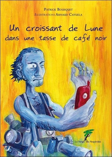 [9782952718486] Un croissant de lune dans un bol de café noir