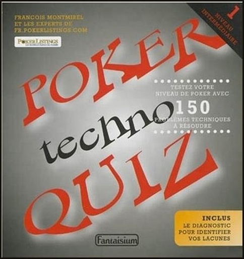 Couverture du livre Poker techno quiz 1 de François Montmirel