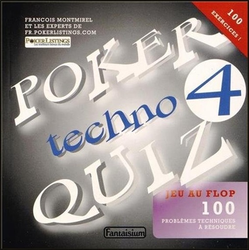 Couverture du livre Poker techno quiz 4 de François Montmirel