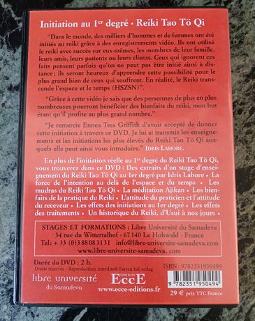 [9782351950494] Dvd d'Initiation au 1er degré du Reiki Tao Tö Qi, Ennea Tess Griffith