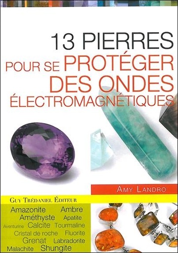 Couverture du livre 13 pierres pour se protéger des ondes électromagnétiques de Amy Landro