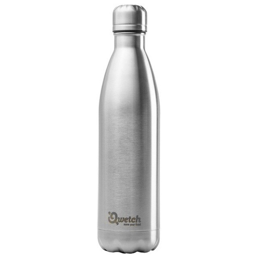 [3700735930333] Bouteille nomade 750ml pourpre isotherme Qwetch - 9 x 31,5 x 9
