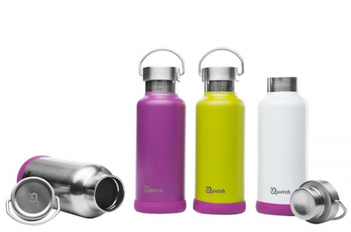 [3700735930425] Travel Pot 500ml pourpre isotherme Qwetch - 7,7 x 16 x 7,6