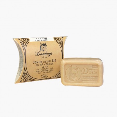 [3760203770045] Savon bio 100g avoine - citron (au lait d'ânesse)