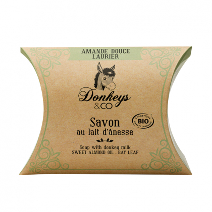[3760203770069] Savon bio 100g thé vert - aloe vera (au lait d'ânesse)