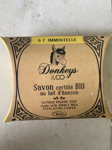[3760203770106] Savon bio 100g immortelle (au lait d'ânesse)