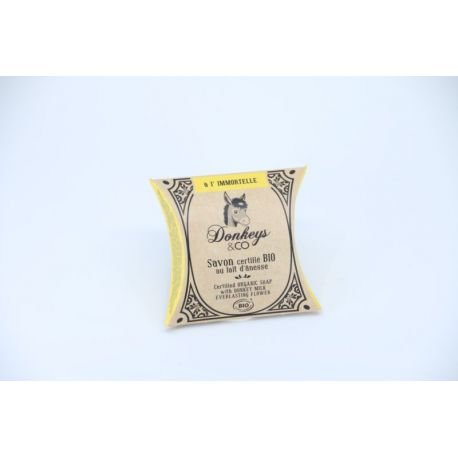 [3760203770229] Savon bio 25g immortelle (au lait d'ânesse)