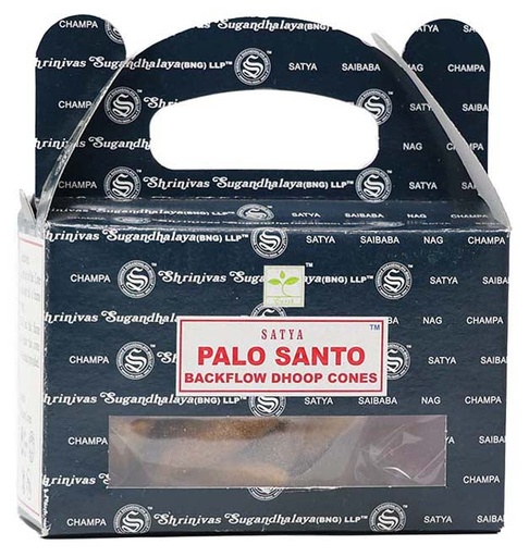 [8904245403058] Cônes d'encens à refoulement Palo santo