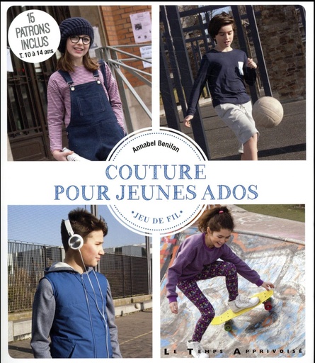 Couverture du livre Couture pour jeunes ados de Annabel Benilan