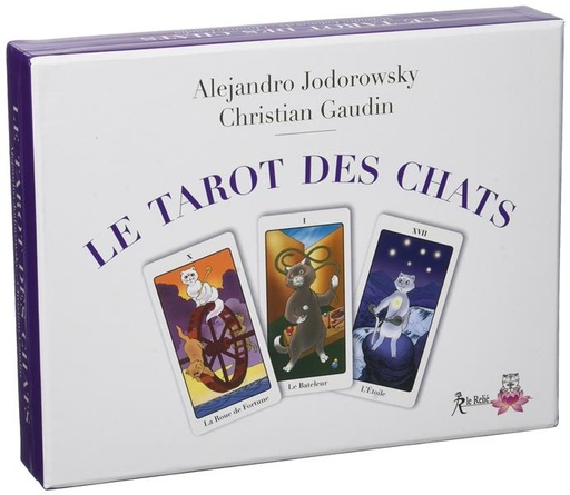 Couverture du livre Le tarot des chats (coffret avec 22 cartes) de Alejandro Jodorowsky