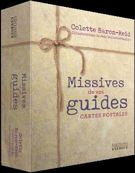 Couverture du livre Missives de vos guides ; cartes postales (52 cartes + dépliant explicatif) de Colette Baron-Reid