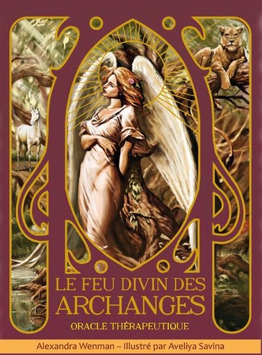 Couverture du livre Le feu divin des archanges : oracle thérapeutique de Alexandra Wenman