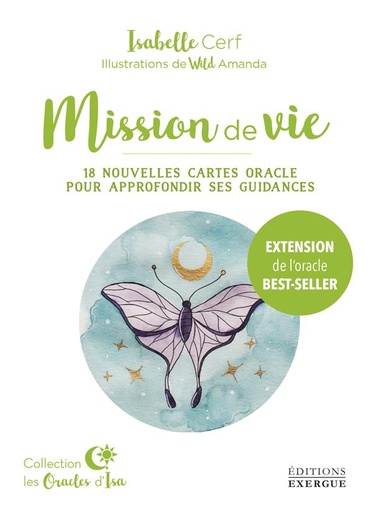 Couverture du livre Mission de vie : 18 nouvelles cartes oracle pour approfondir ses guidances (extension) de Amanda Wild