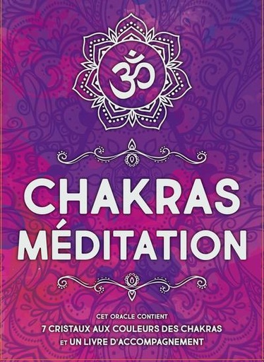 Couverture du livre Coffret chakras méditation de Alberto Zanellato