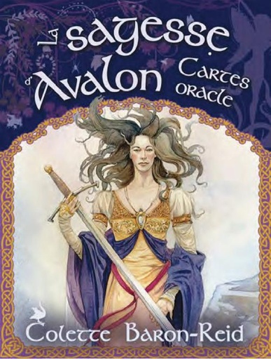 Couverture du livre La sagesse d’Avalon, Cartes oracle de Colette Baron-Reid