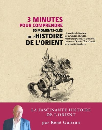 Couverture du livre 3 minutes pour comprendre 50 moments-cles de l'histoire de l'orient de René Guitton